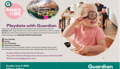 Play Date with Guardian, Point Cook South